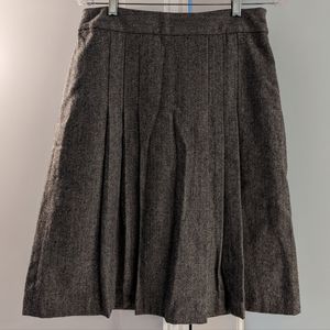 Banana Republic Pleated Wool Skirt
